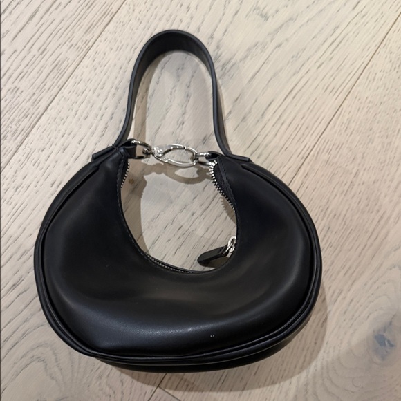 OAK + FORT Handbags - Black Crescent mini Bag